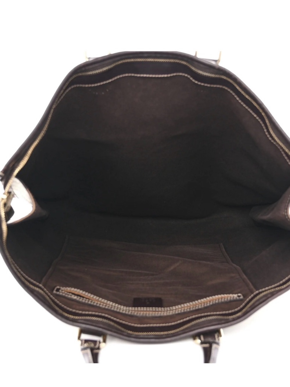 GG Plus Monogram XL Tote Dark Brown - Picture 5 of 11